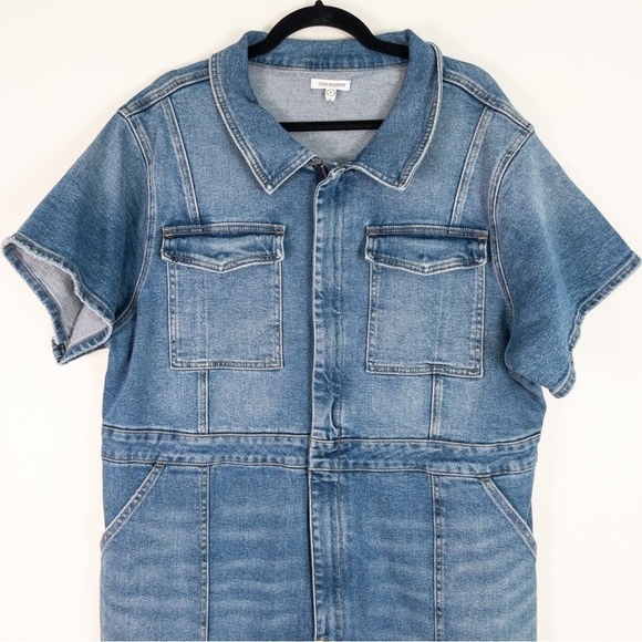 Good American Fit For Success Denim Jumpsuit Plus Size - Picture 9 of 16